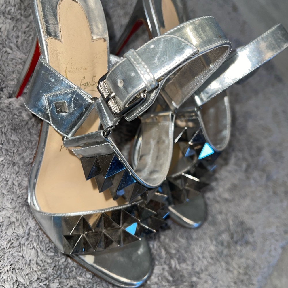 Pre-Owned #christianlouboutin Spike sandals